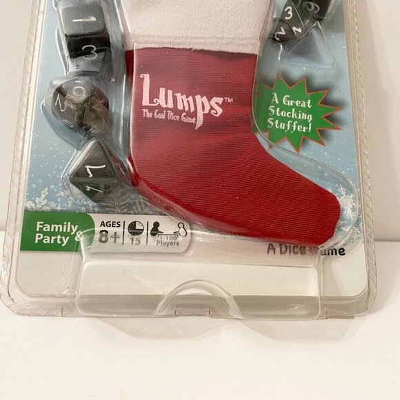 Lumps Coal Dice Game Family Party Travel Zip Stocking 8 Dice - Picture 4 of 15